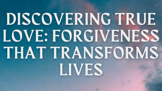 forgiveness