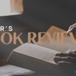 Hands reading a book with 'Elder's Book Review' text overlay, symbolizing study and reflection at Lakeview Christian Church