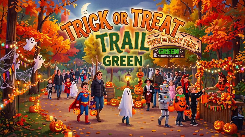 Trick or Treat Trail in Green